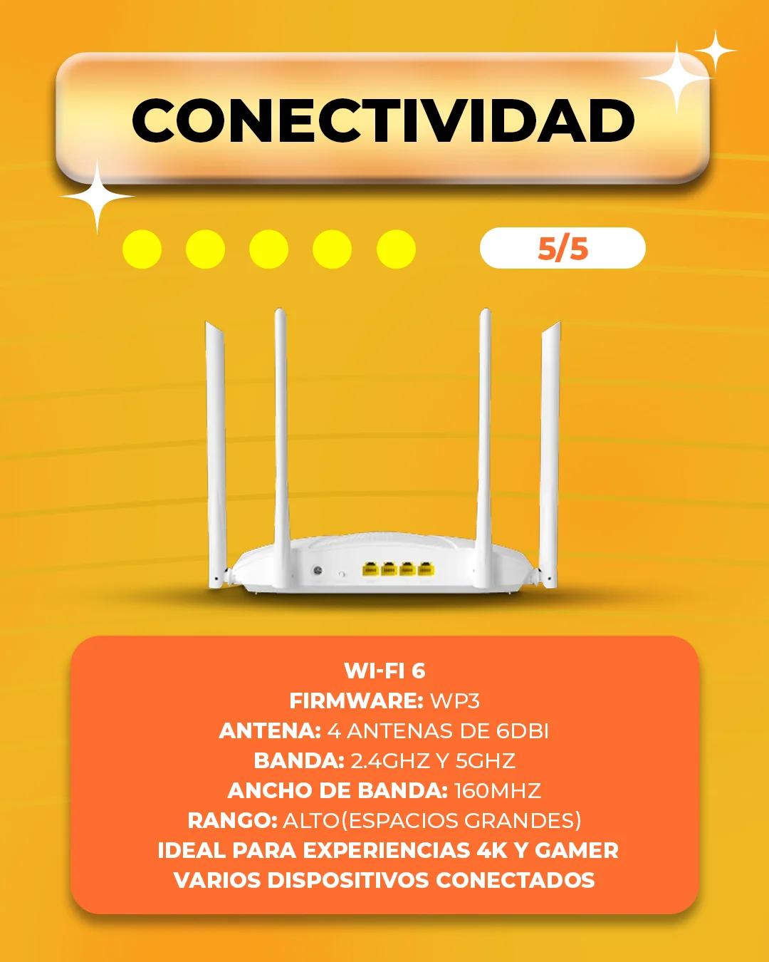  Router Wi-Fi 6 Gigabit Tenda TX9 product media 2