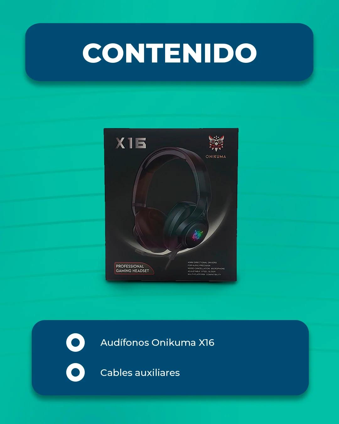 Audifonos Onikuma X16 Negros  product media 2