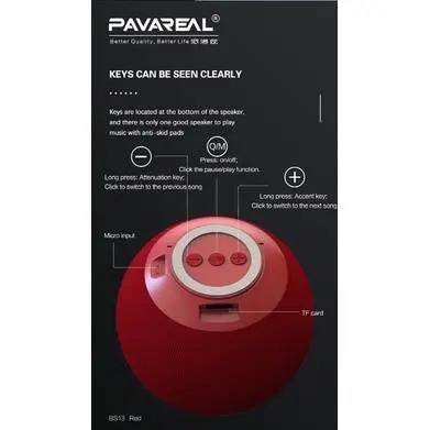 Corneta Bluetooth PAVAREAL BS13 product media 2