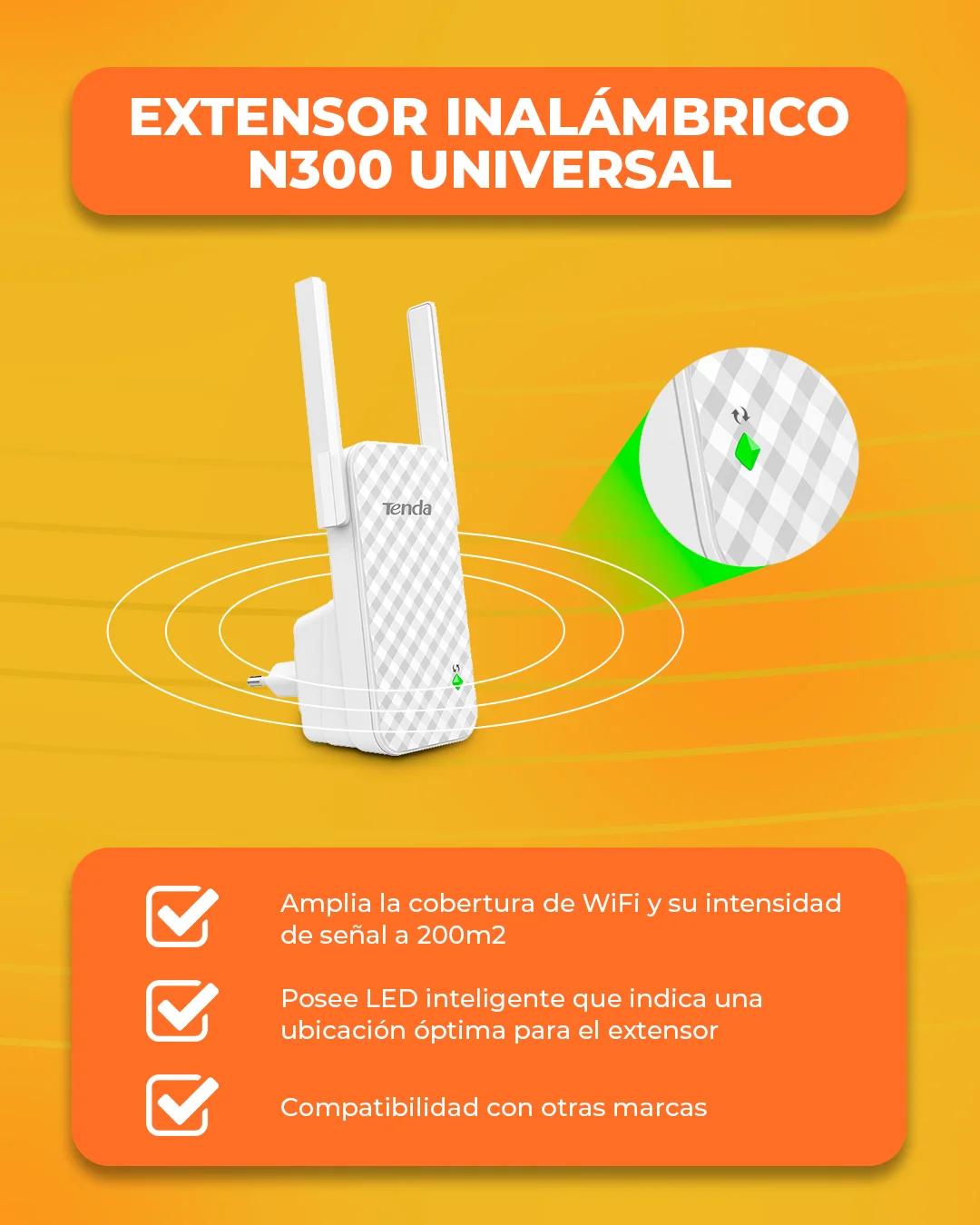 Repetidor Wifi Tenda A9 product media 1