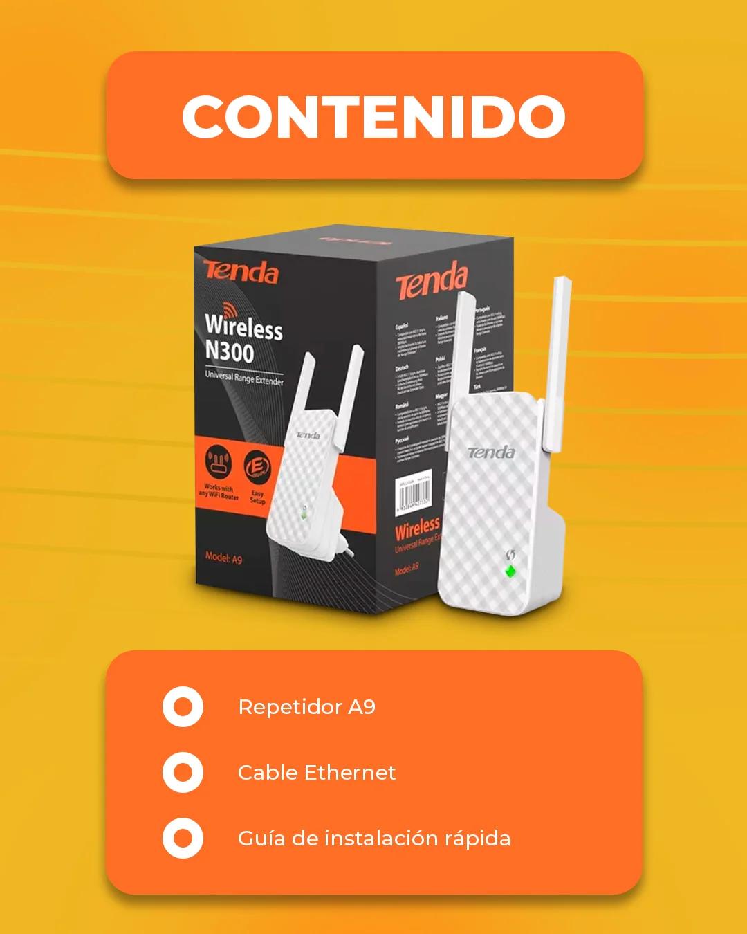 Repetidor Wifi Tenda A9 product media 3