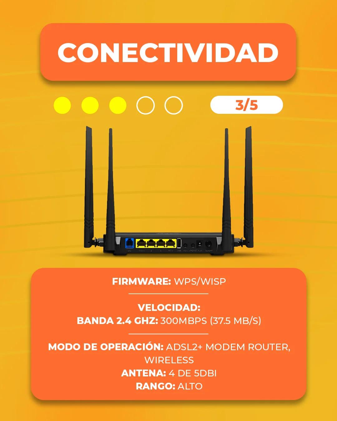 Modem Router Tenda D305 product media 2