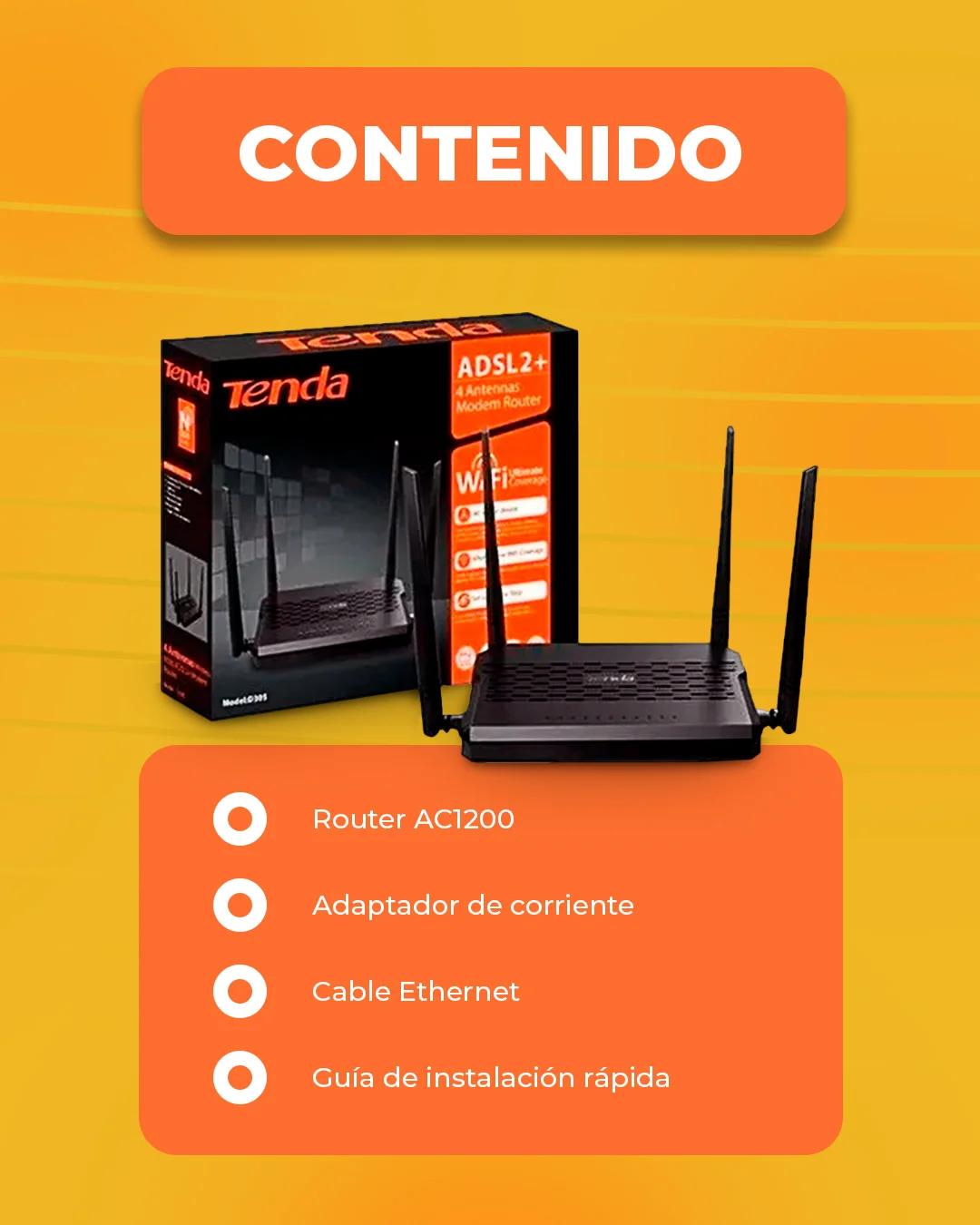 Modem Router Tenda D305 product media 3