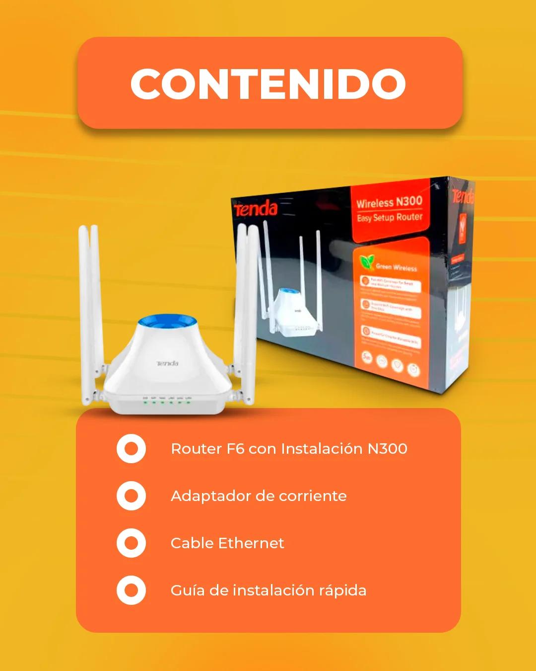 Router inalámbrico Tenda F6 product media 3