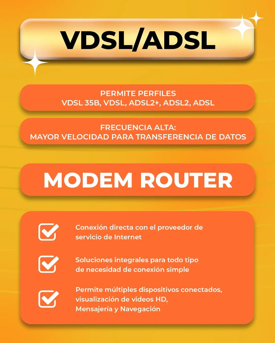 Modem Router Tenda  V12 - Inalámbrico de Doble Banda AC1200 product media 1