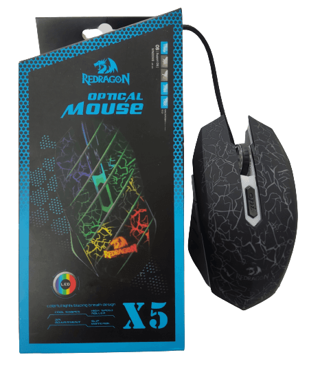 Mouse Gamer X5 RedDragon