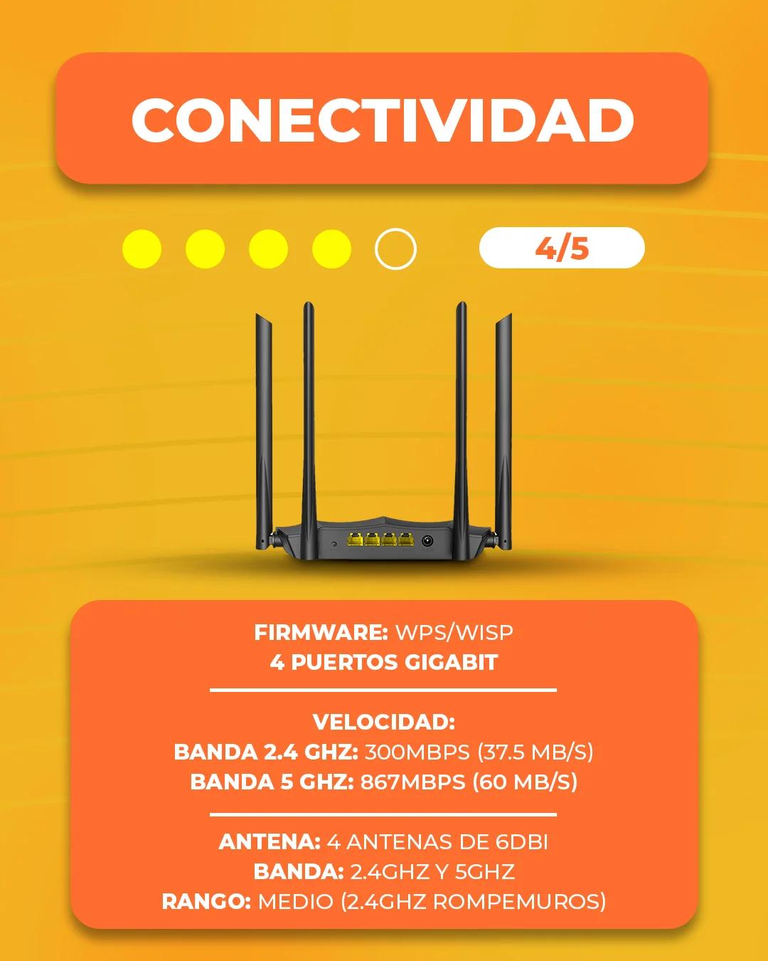 Router  Tenda AC8 Doble Banda product media 2